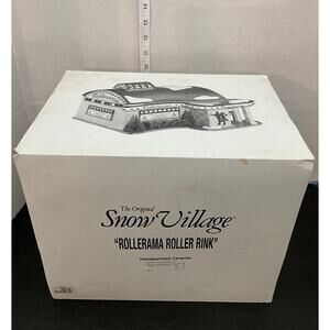 The Original Snow Village  by Department 56 Rollerama Roller Rink